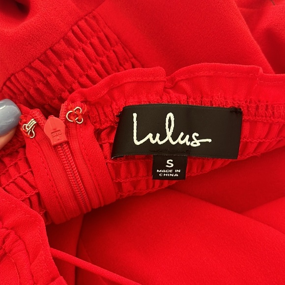 Lulus Red Mini Dress - Picture 2 of 4